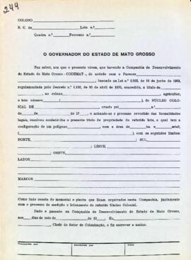 NÚMERO DO TÍTULO: SEM DADOS