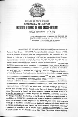 NÚMERO DO TÍTULO: 01353