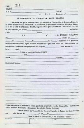 NÚMERO DO TÍTULO: SEM DADOS