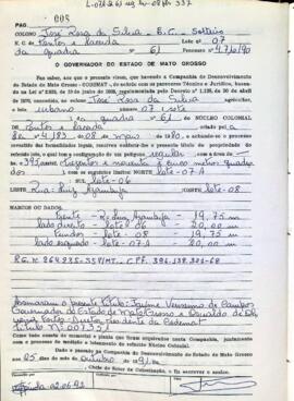 NÚMERO DO TÍTULO: 007351