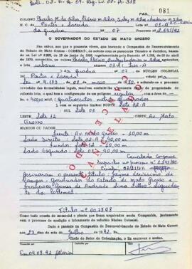 NÚMERO DO TÍTULO: 007898