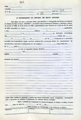 NÚMERO DO TÍTULO: SEM DADOS