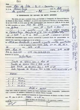 NÚMERO DO TÍTULO: 001769