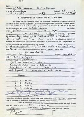 NÚMERO DO TÍTULO: 002138