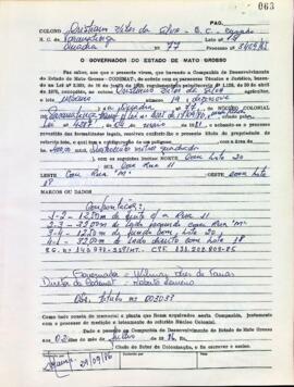 NÚMERO DO TÍTULO: 003033