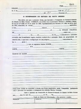 NÚMERO DO TÍTULO: SEM DADOS