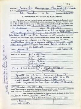 NÚMERO DO TÍTULO: 002119