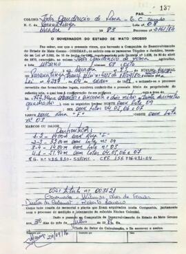 NÚMERO DO TÍTULO: 003121