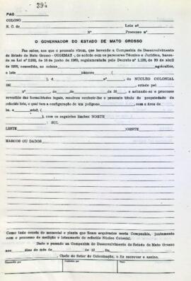 NÚMERO DO TÍTULO: SEM DADOS