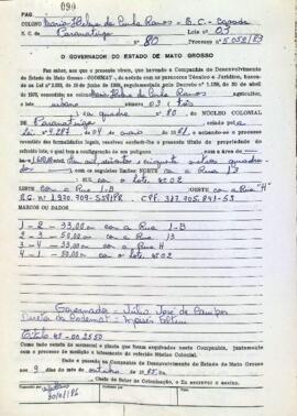 NÚMERO DO TÍTULO: 002550