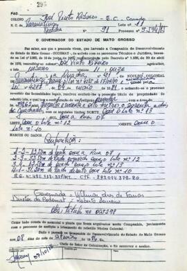 NÚMERO DO TÍTULO: 003298