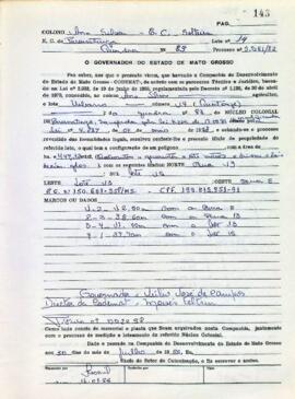 NÚMERO DO TÍTULO: 002298