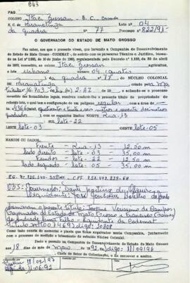 NÚMERO DO TÍTULO: 007469