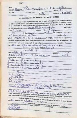 NÚMERO DO TÍTULO: 0000586