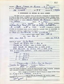 NÚMERO DO TÍTULO: 002050