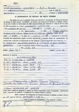 NÚMERO DO TÍTULO: 007292