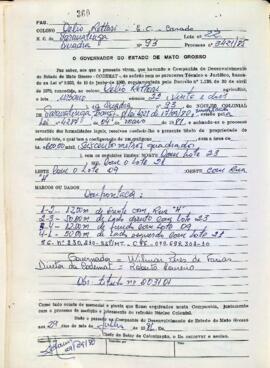 NÚMERO DO TÍTULO: 003101