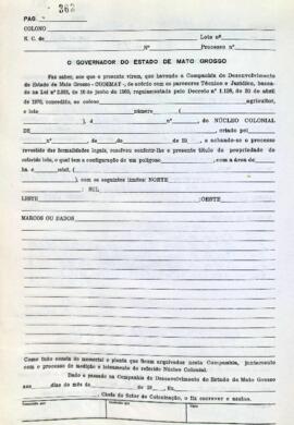 NÚMERO DO TÍTULO: SEM DADOS