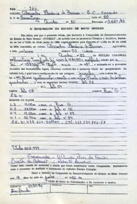 NÚMERO DO TÍTULO: 002999