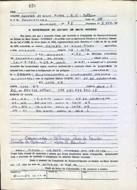 NÚMERO DO TÍTULO: 003616