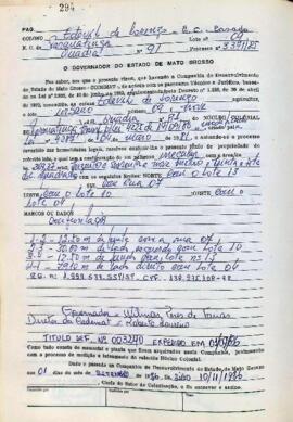 NÚMERO DO TÍTULO: 003240