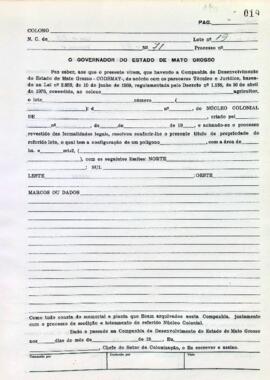 NÚMERO DO TÍTULO: SEM DADOS